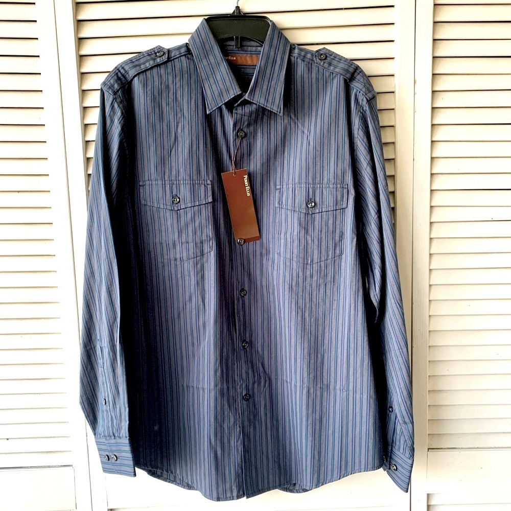 NWT Perry Ellis Button Down Men’s Shirt